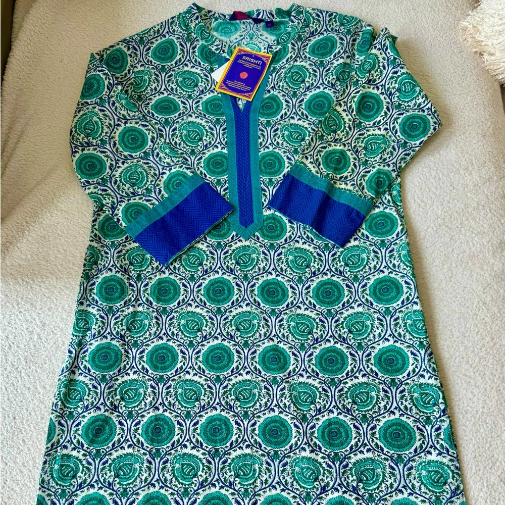 Srishti kurta 100% Cotton, Never Worn, New with Tags